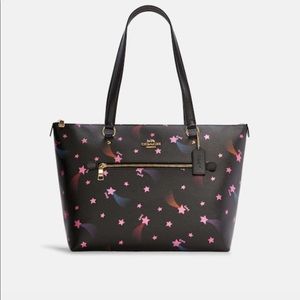 Gallery Tote With Disco Star Print